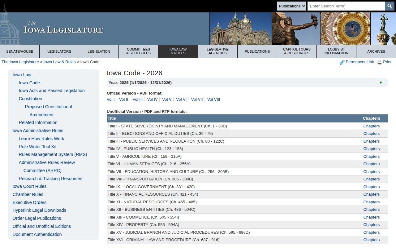 Iowa Code access for Mahaska County booking photo law